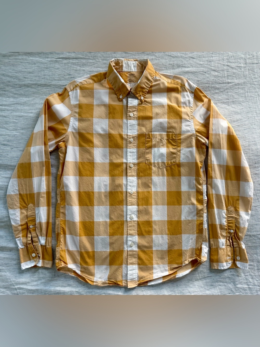 J.Crew Exploded Gingham Light Weight Slim Fit Shirt